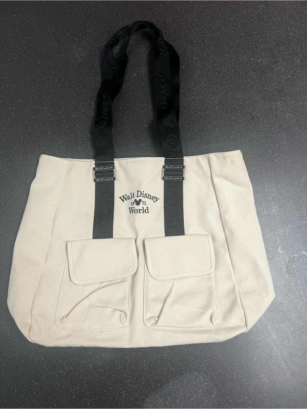 Walt Disney World 1971 Canvas Cargo Tote Bag